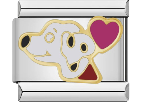 CHARM PERRO ROMANTICO DALMATAS