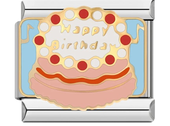 CHARM COMIDA HAPPY BIRTHDAY