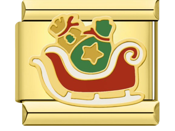 CHARM NAVIDAD DORADO