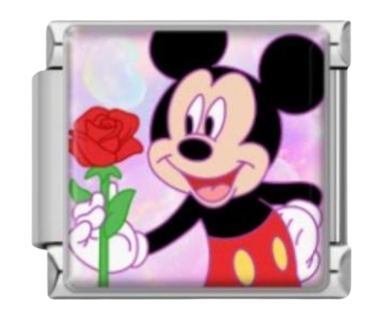 CHARM ANIMADO MINNIE Y MICKEY ROMANTICO