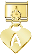 CHARM LETRAS COLGANTES DORADAS