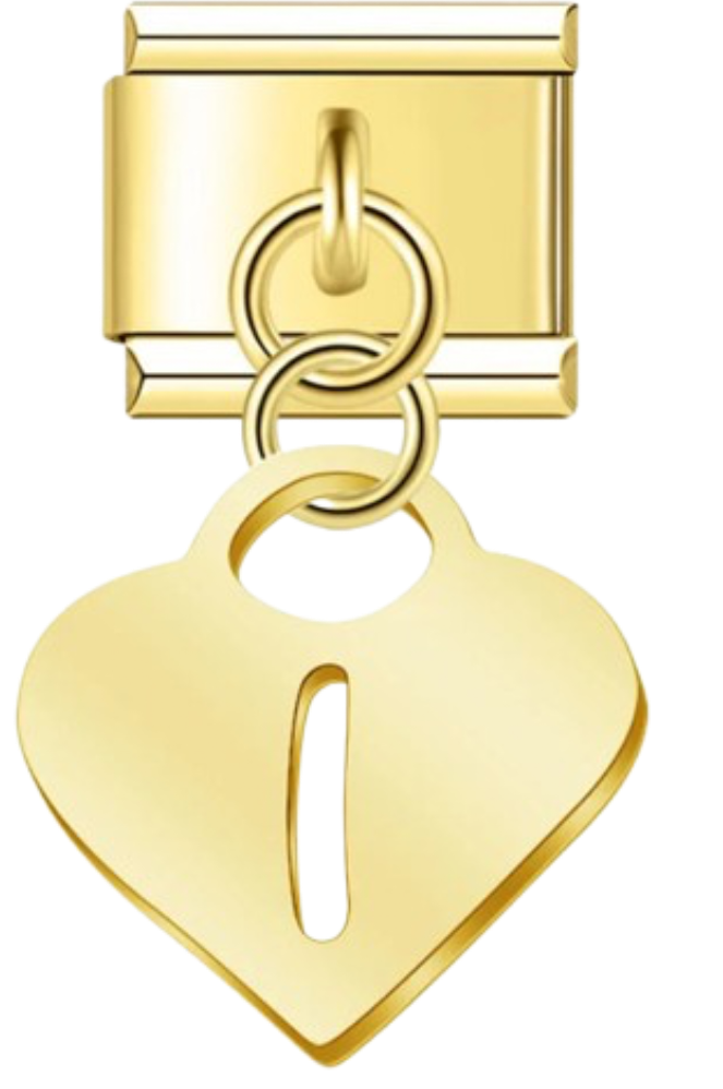 CHARM LETRAS COLGANTES DORADAS