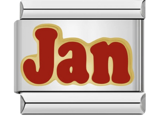 CHARM MESES PLATEADO