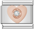 CHARM CORAZON ROSE GOLD