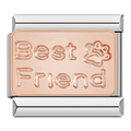 CHARM BEST FRIEND ROSE GOLD