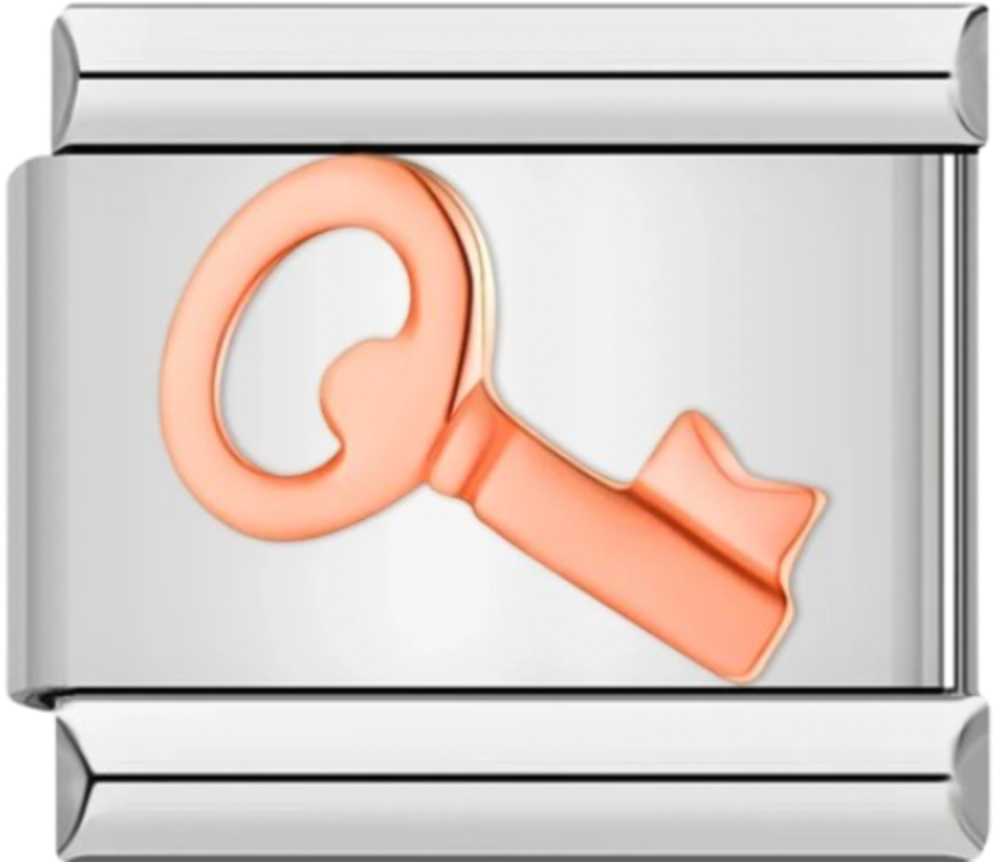 CHARM LLAVERO ROSE GOLD