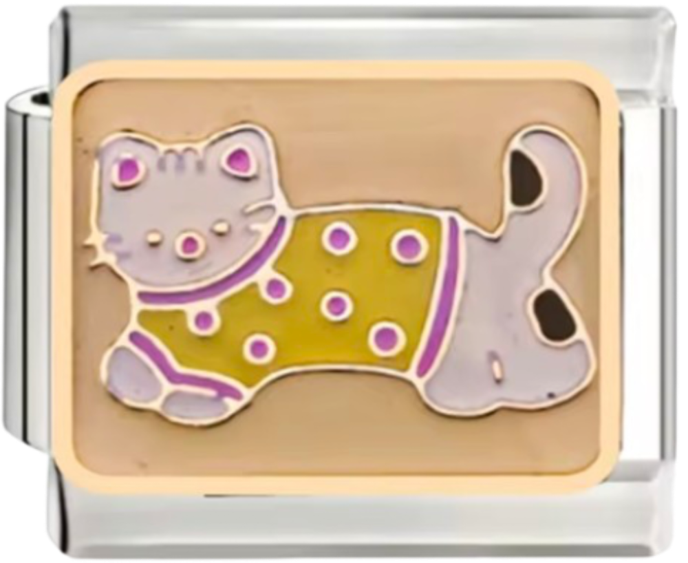 CHARM ANIMAL GATITO CON SWEATER