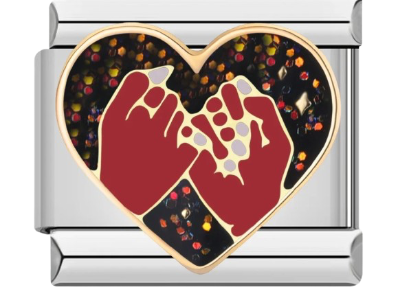 CHARM CORAZON PINKY PROMISE