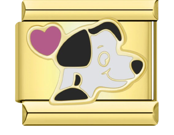 CHARM PERRO ROMANTICO DALMATAS