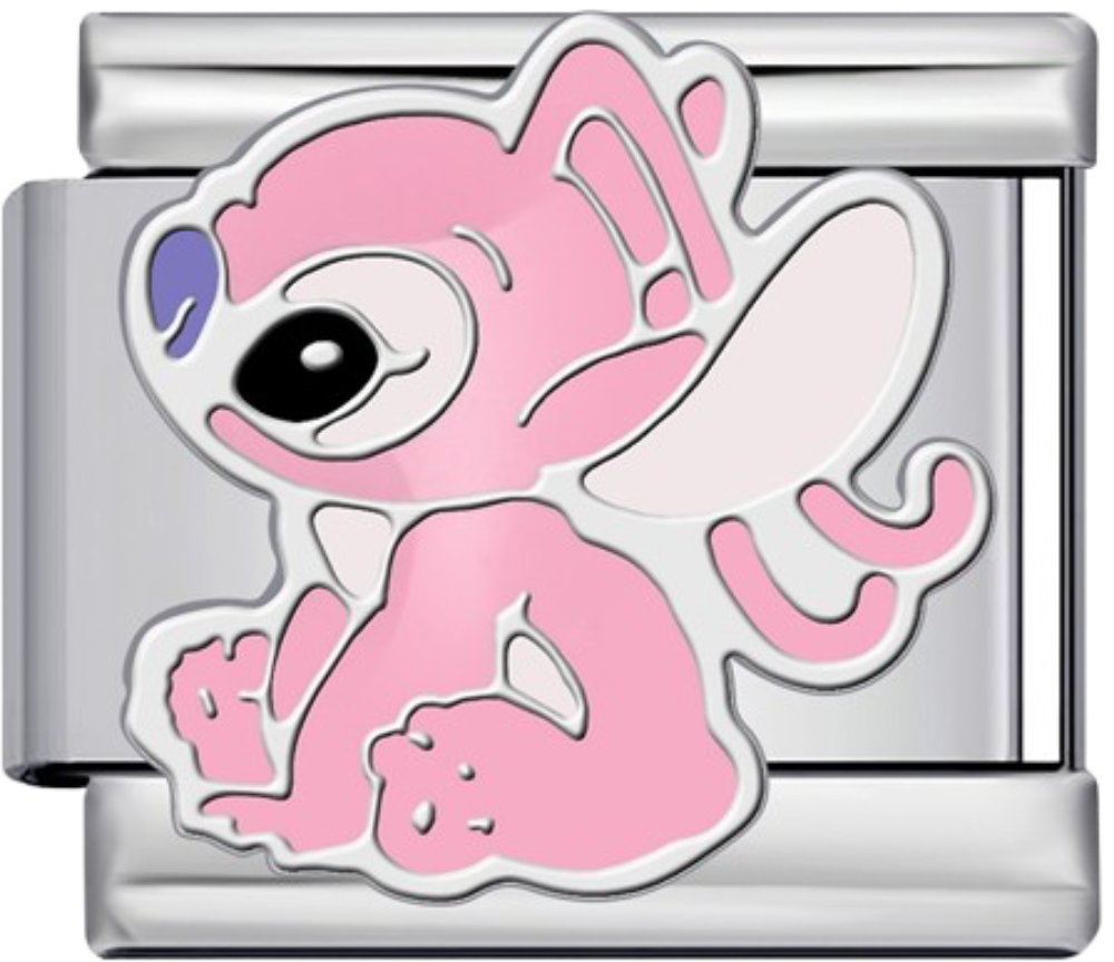 CHARM ANIMADO STITCH Y ANGEL